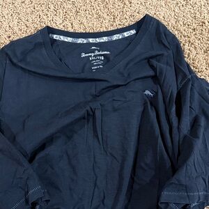 Tommy Bahama Black V-Neck Shirt